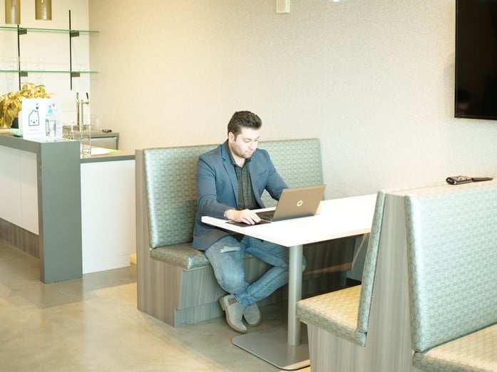 person using a computer